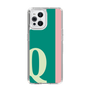 スリムプロテクションケース［ オリジナル - initial color line - Q green ］