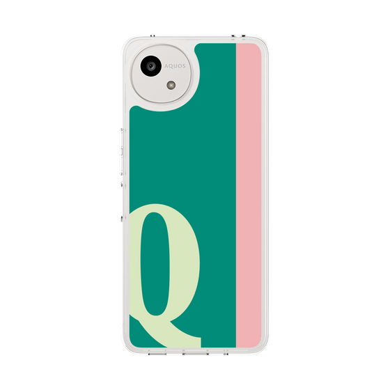スリムプロテクションケース［ オリジナル - initial color line - Q green ］