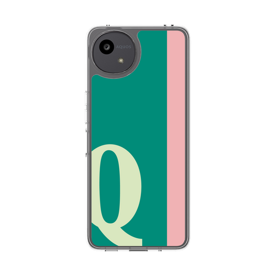スリムプロテクションケース［ オリジナル - initial color line - Q green ］