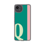 スリムプロテクションケース［ オリジナル - initial color line - Q green ］