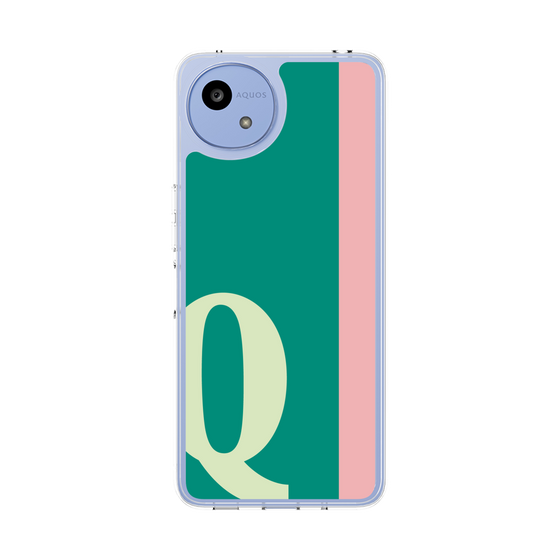 スリムプロテクションケース［ オリジナル - initial color line - Q green ］