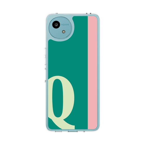スリムプロテクションケース［ オリジナル - initial color line - Q green ］