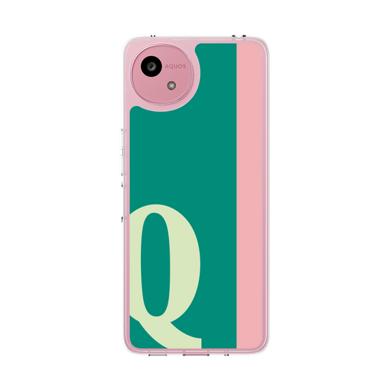 スリムプロテクションケース［ オリジナル - initial color line - Q green ］