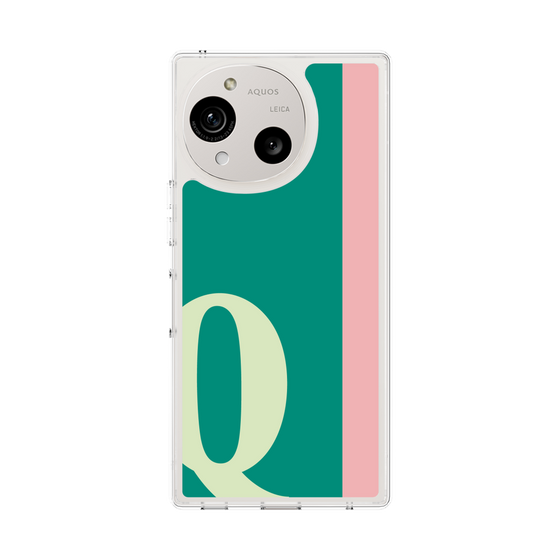 スリムプロテクションケース［ オリジナル - initial color line - Q green ］