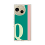 スリムプロテクションケース［ オリジナル - initial color line - Q green ］