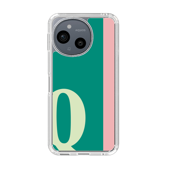 スリムプロテクションケース［ オリジナル - initial color line - Q green ］