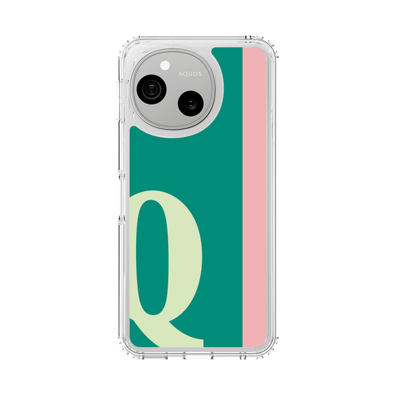 スリムプロテクションケース［ オリジナル - initial color line - Q green ］