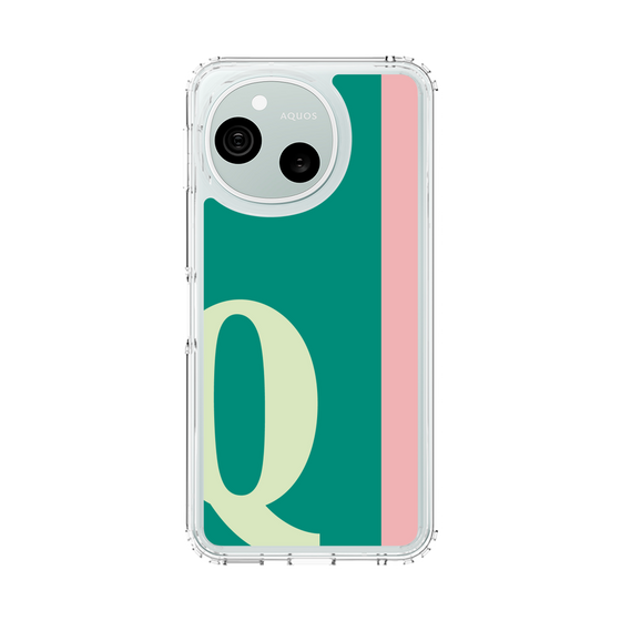 スリムプロテクションケース［ オリジナル - initial color line - Q green ］