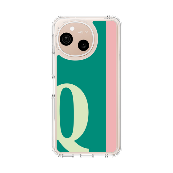スリムプロテクションケース［ オリジナル - initial color line - Q green ］