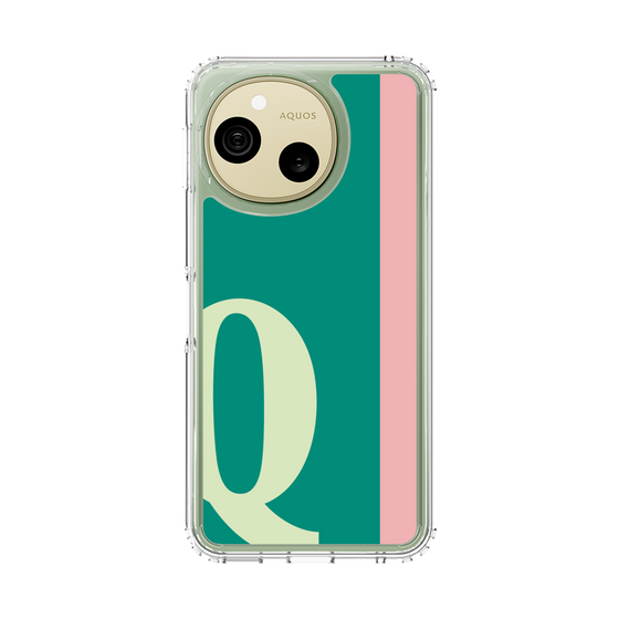 スリムプロテクションケース［ オリジナル - initial color line - Q green ］