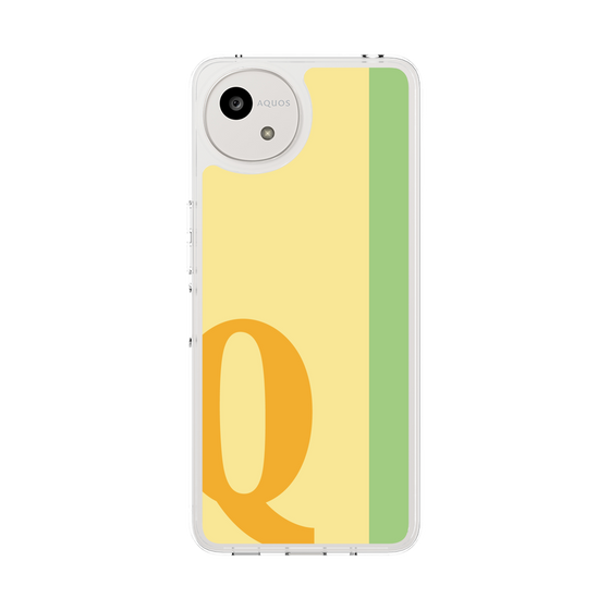 スリムプロテクションケース［ オリジナル - initial color line - Q yellow ］