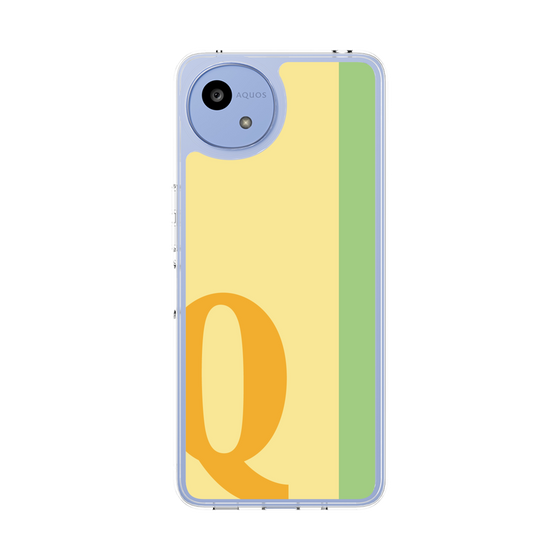 スリムプロテクションケース［ オリジナル - initial color line - Q yellow ］