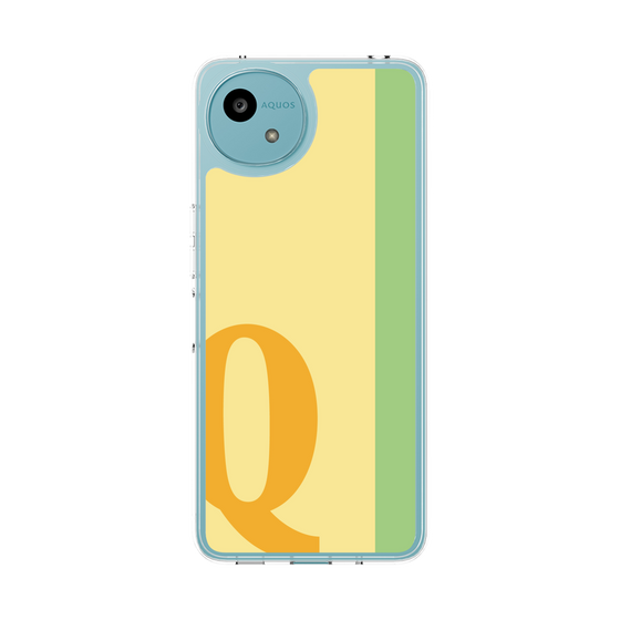 スリムプロテクションケース［ オリジナル - initial color line - Q yellow ］