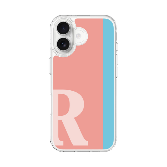 スリムプロテクションケース［ オリジナル - initial color line - R pink ］