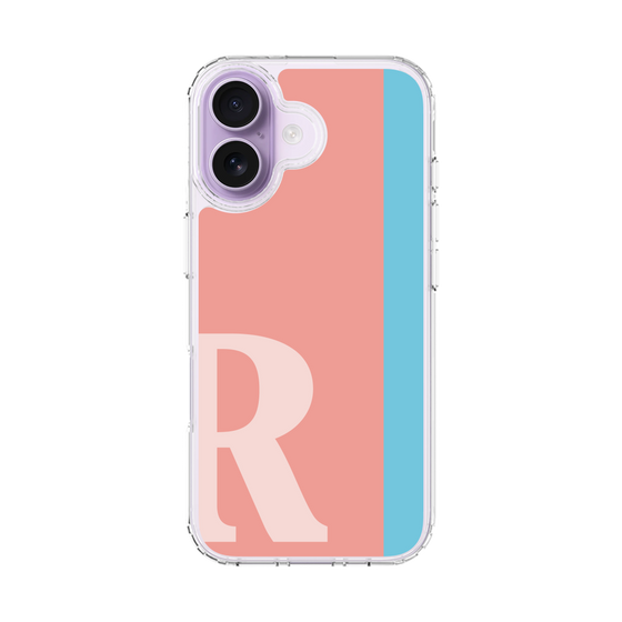スリムプロテクションケース［ オリジナル - initial color line - R pink ］