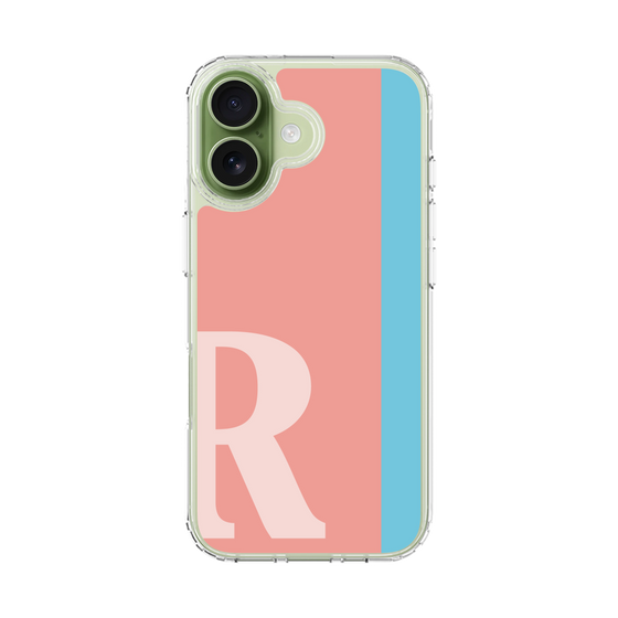 スリムプロテクションケース［ オリジナル - initial color line - R pink ］