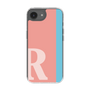 スリムプロテクションケース［ オリジナル - initial color line - R pink ］