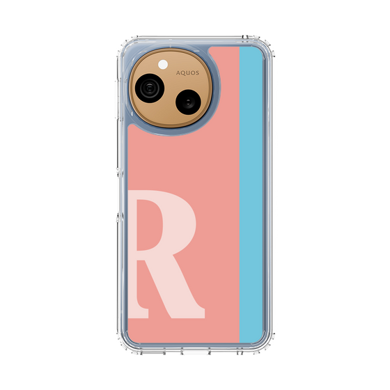 スリムプロテクションケース［ オリジナル - initial color line - R pink ］