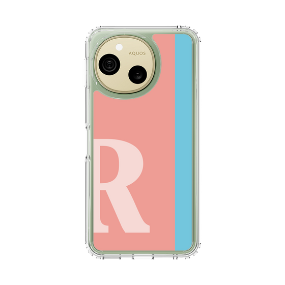 スリムプロテクションケース［ オリジナル - initial color line - R pink ］