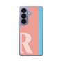 スリムプロテクションケース［ オリジナル - initial color line - R pink ］