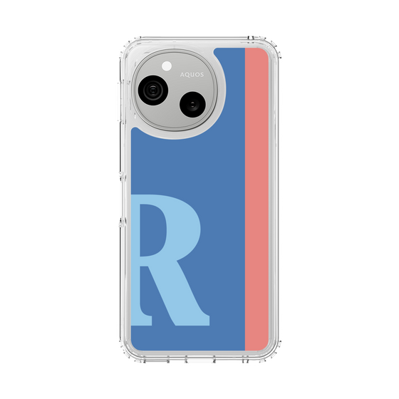 スリムプロテクションケース［ オリジナル - initial color line - R blue ］