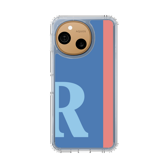 スリムプロテクションケース［ オリジナル - initial color line - R blue ］