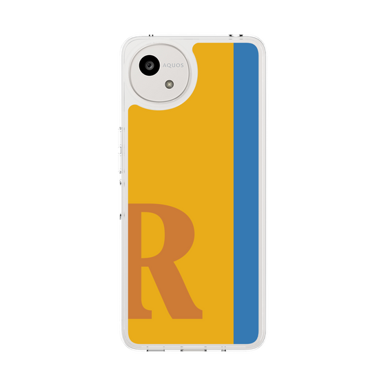 スリムプロテクションケース［ オリジナル - initial color line - R orange ］