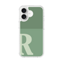 スリムプロテクションケース［ オリジナル - initial two tone - R green ］
