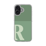 スリムプロテクションケース［ オリジナル - initial two tone - R green ］