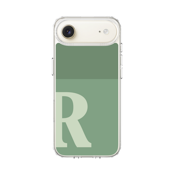 スリムプロテクションケース［ オリジナル - initial two tone - R green ］
