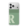 スリムプロテクションケース［ オリジナル - initial two tone - R green ］
