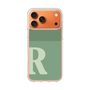スリムプロテクションケース［ オリジナル - initial two tone - R green ］