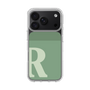 スリムプロテクションケース［ オリジナル - initial two tone - R green ］