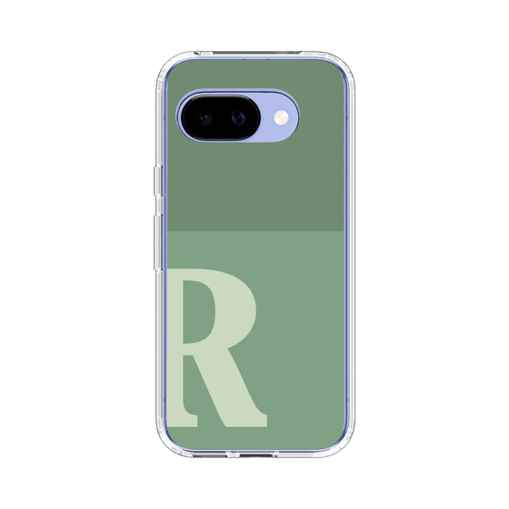 スリムプロテクションケース［ オリジナル - initial two tone - R green ］