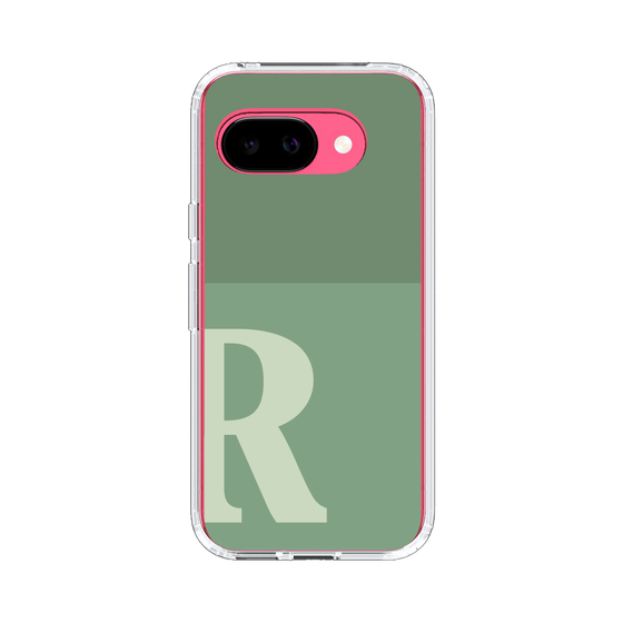 スリムプロテクションケース［ オリジナル - initial two tone - R green ］