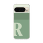 スリムプロテクションケース［ オリジナル - initial two tone - R green ］