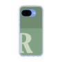 スリムプロテクションケース［ オリジナル - initial two tone - R green ］
