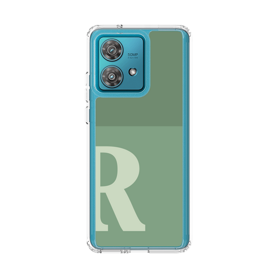 スリムプロテクションケース［ オリジナル - initial two tone - R green ］