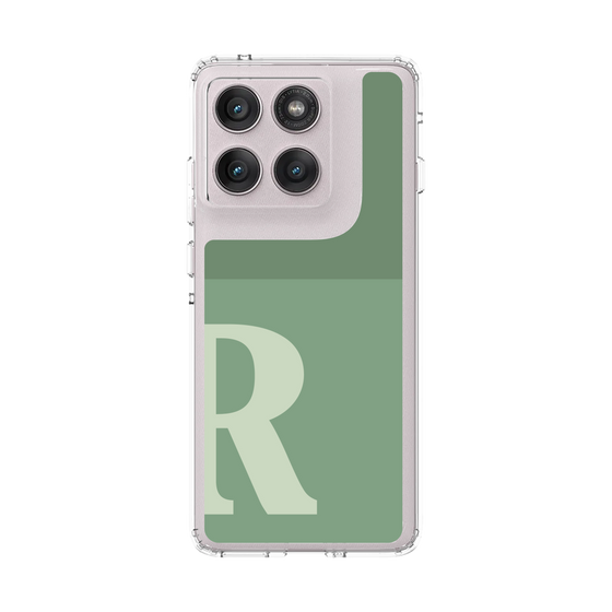 スリムプロテクションケース［ オリジナル - initial two tone - R green ］