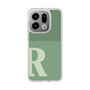 スリムプロテクションケース［ オリジナル - initial two tone - R green ］