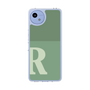 スリムプロテクションケース［ オリジナル - initial two tone - R green ］