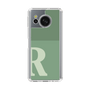 スリムプロテクションケース［ オリジナル - initial two tone - R green ］