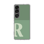 スリムプロテクションケース［ オリジナル - initial two tone - R green ］
