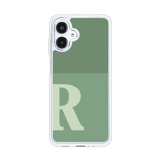 スリムプロテクションケース［ オリジナル - initial two tone - R green ］