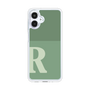 スリムプロテクションケース［ オリジナル - initial two tone - R green ］