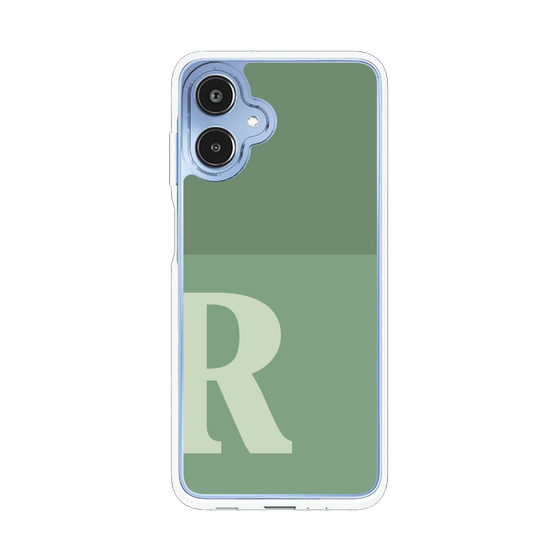 スリムプロテクションケース［ オリジナル - initial two tone - R green ］