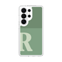 スリムプロテクションケース［ オリジナル - initial two tone - R green ］