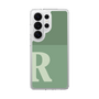 スリムプロテクションケース［ オリジナル - initial two tone - R green ］
