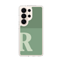 スリムプロテクションケース［ オリジナル - initial two tone - R green ］