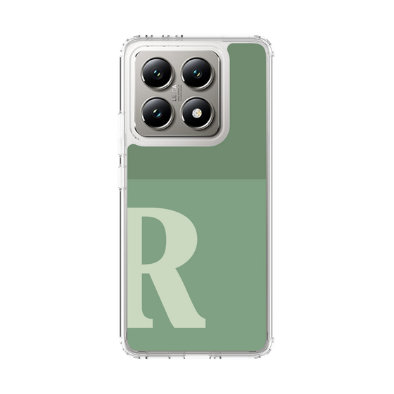 スリムプロテクションケース［ オリジナル - initial two tone - R green ］